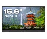 JAPANNEXT Touch Monitor JN-MD-I156FHDR-T / 15.6", 1920 x 1080, IPS-ADS, Full HD, siva